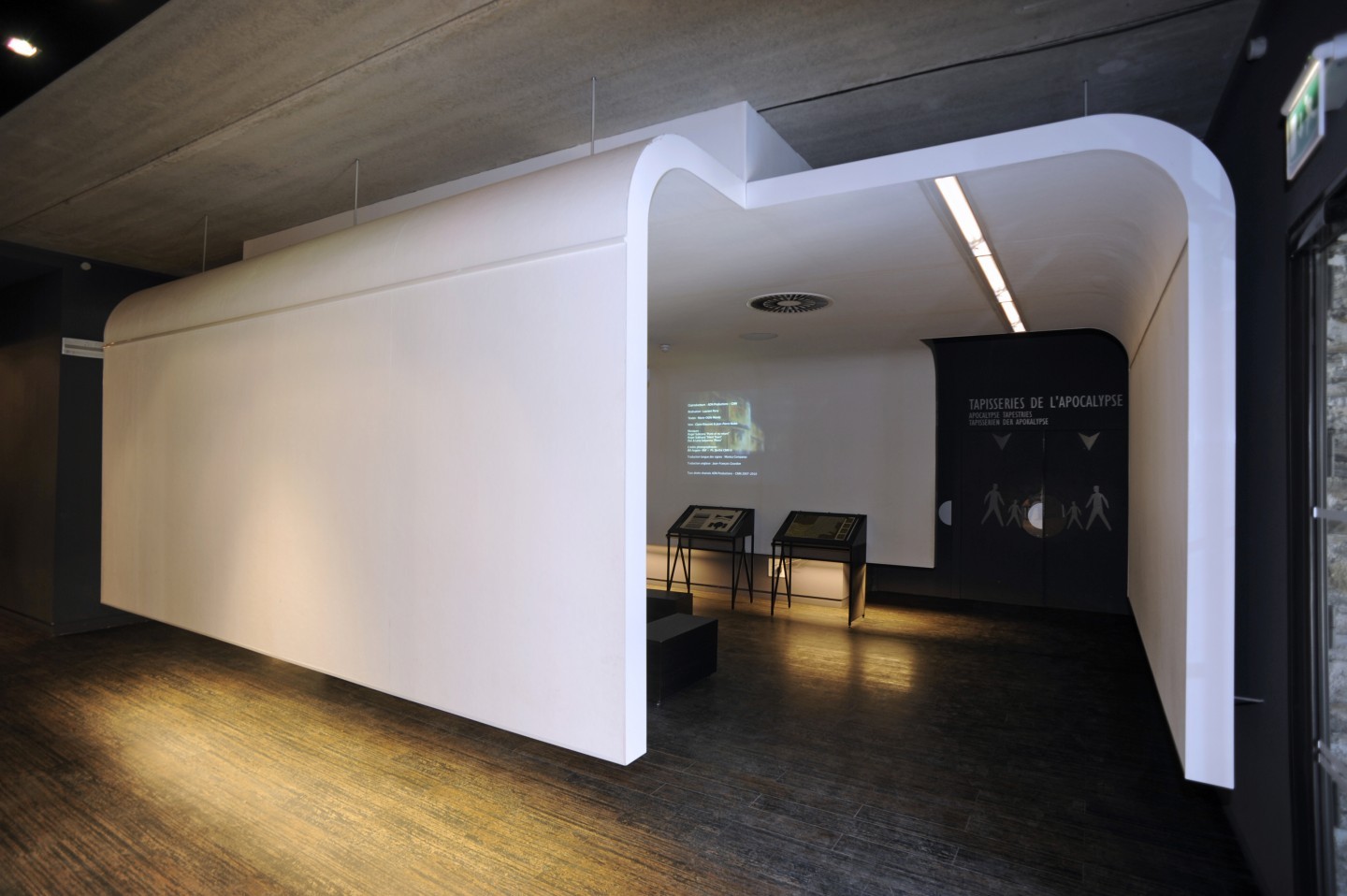 Laurent Vié - Aménagement billetterie boutique visite Château d'Angers (49)