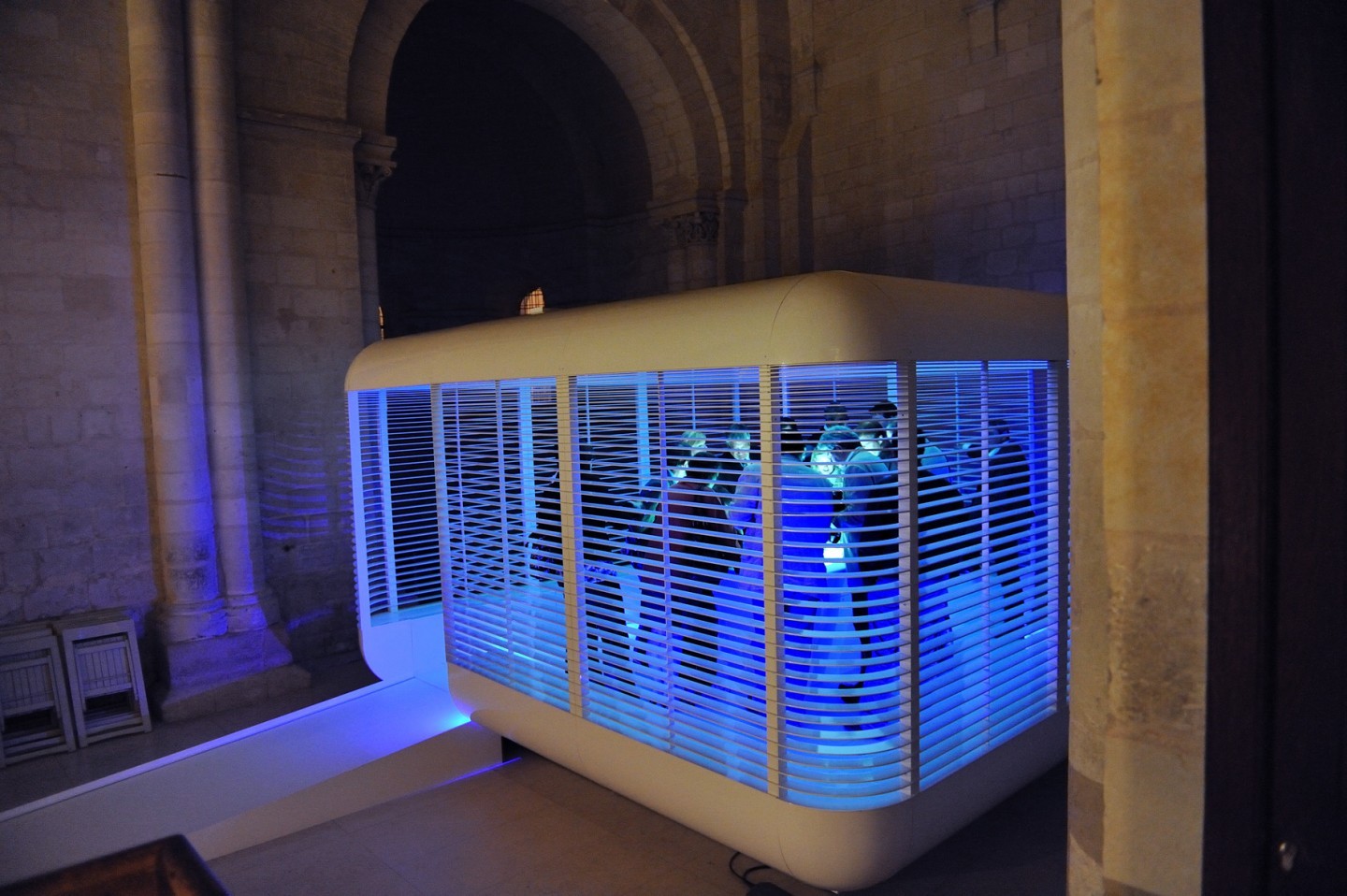 Laurent Vié - Espace tactile Multitouche Design-In - Abbaye de Fontevraud