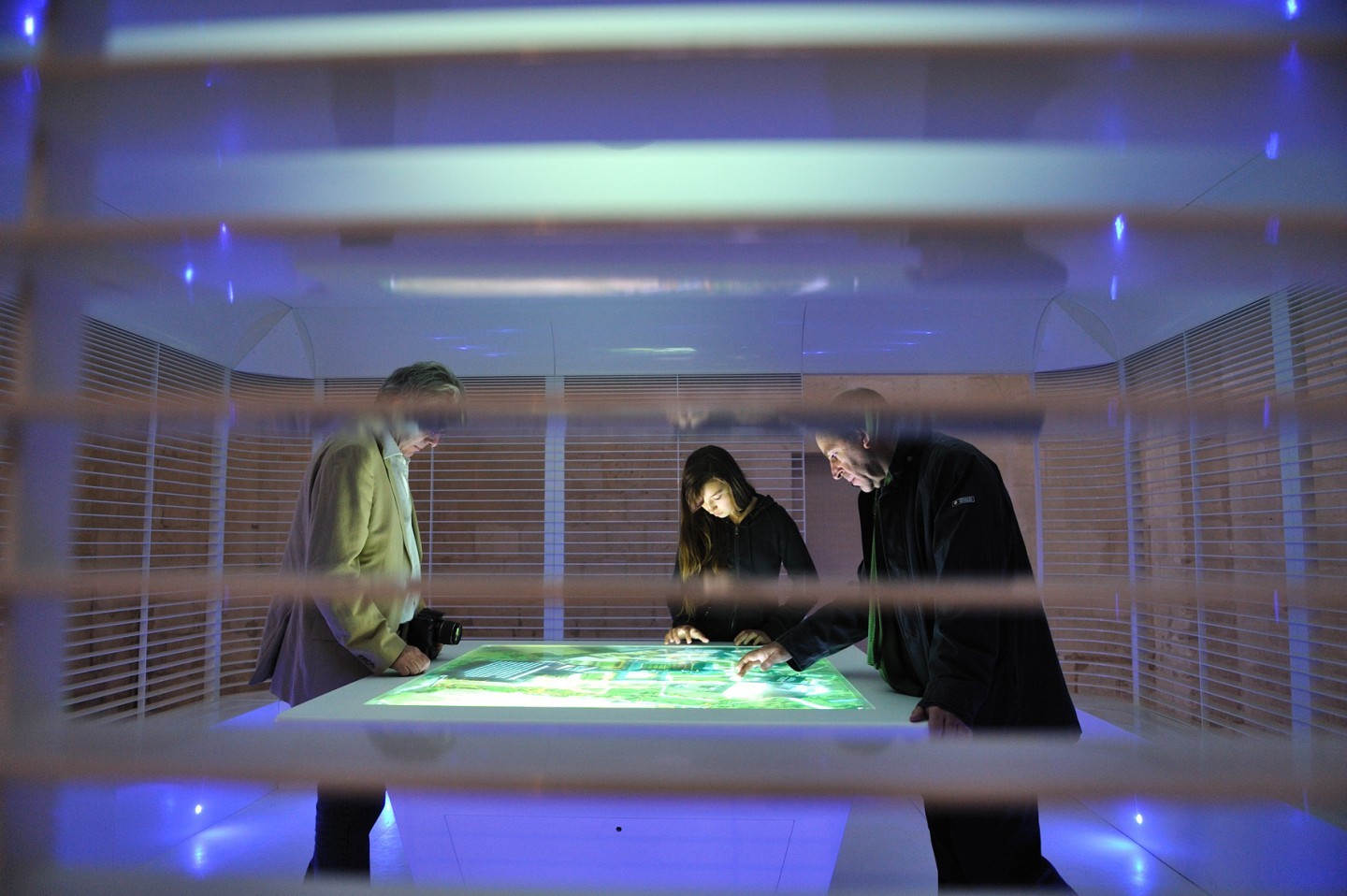 Laurent Vié - Espace tactile Multitouche Design-In - Abbaye de Fontevraud