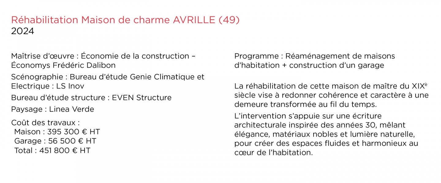 Laurent Vié - Réhabilitation Maison de charme