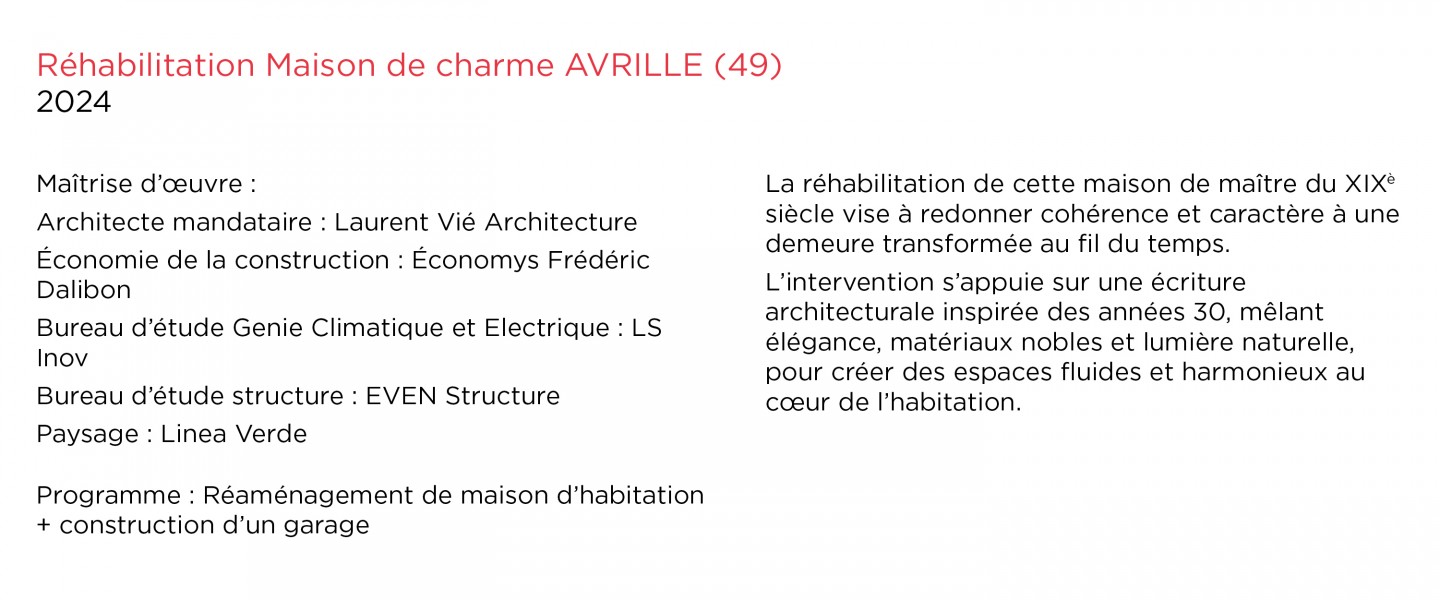 Laurent Vié - Réhabilitation Maison de charme