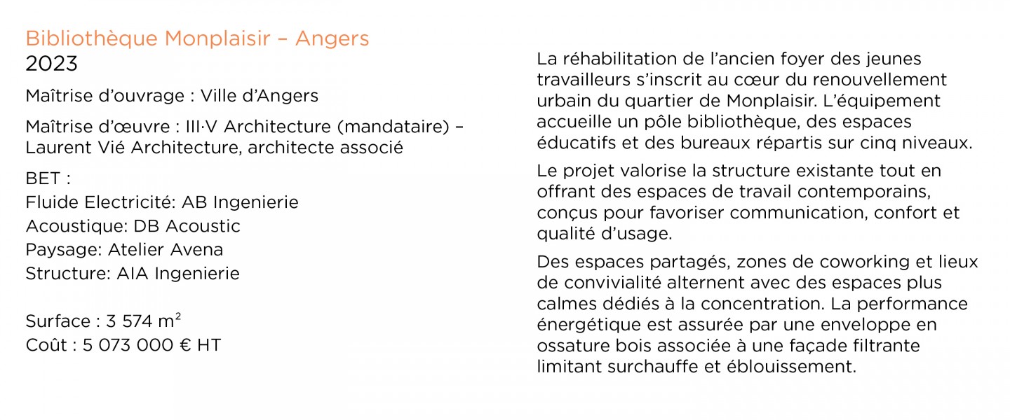 Laurent Vié - Bibliothèque Monplaisir – Angers