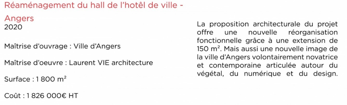 Laurent Vié - Hall de l'Hôtel de ville Angers