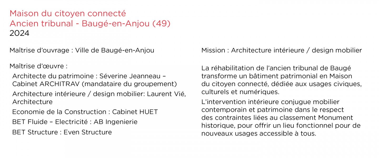 Laurent Vié - Maison du citoyen connecté - Baugé (49)