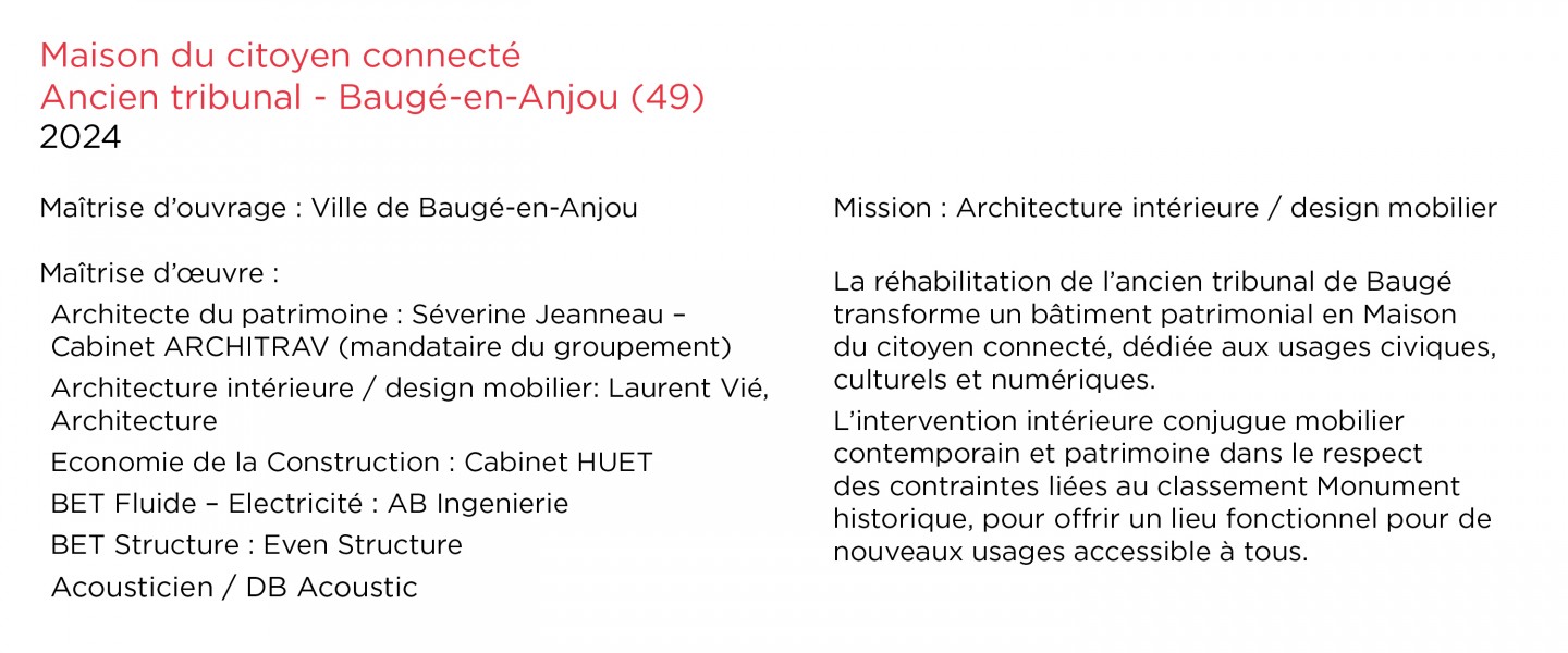 Laurent Vié - Maison du citoyen connecté - Baugé (49)