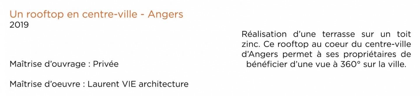 Laurent Vié - Création d'un rooftop sur les toits d'Angers