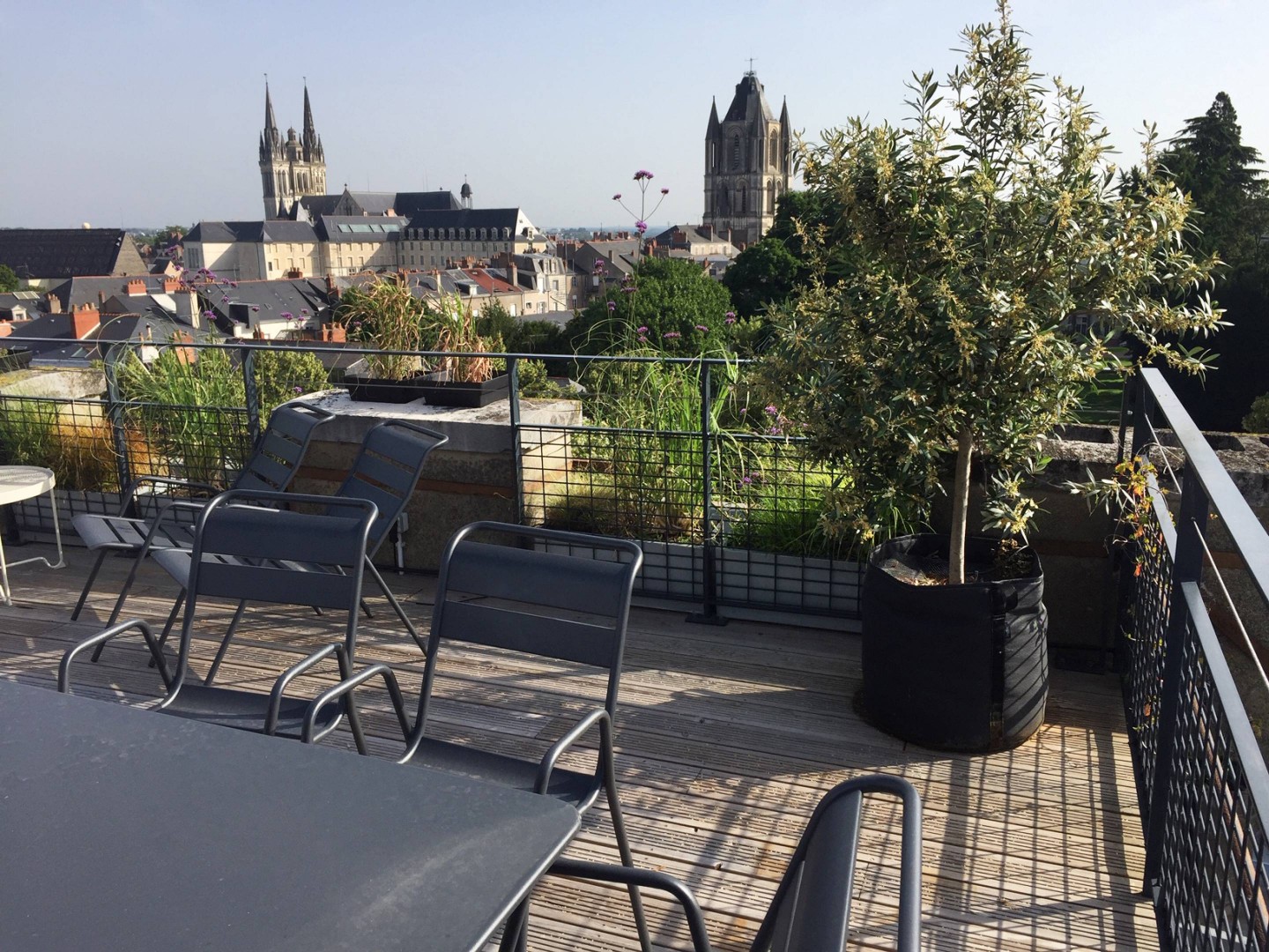 Laurent Vié - Création d'un rooftop sur les toits d'Angers
