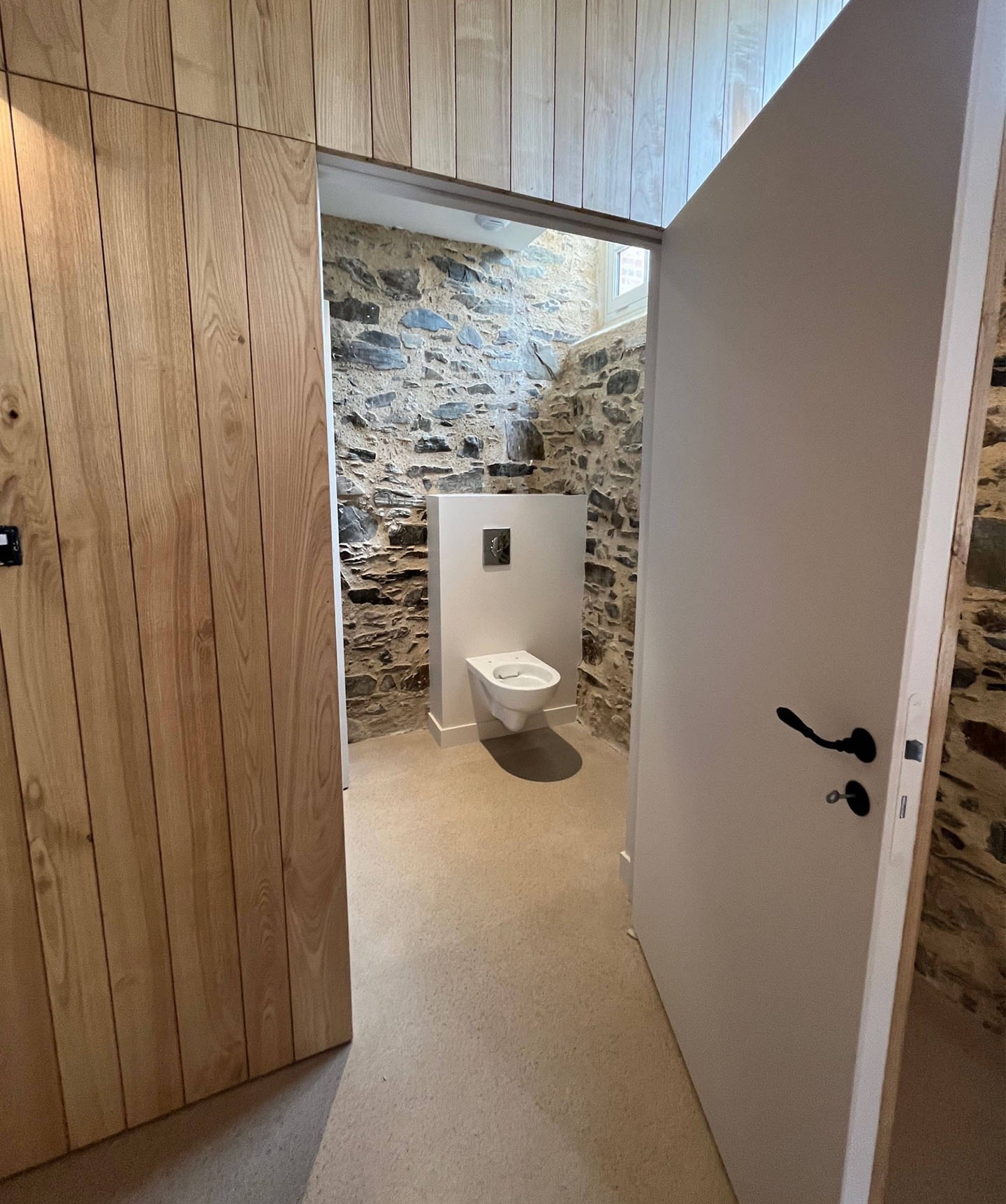 Laurent Vié - Salle de réception dans une grange 