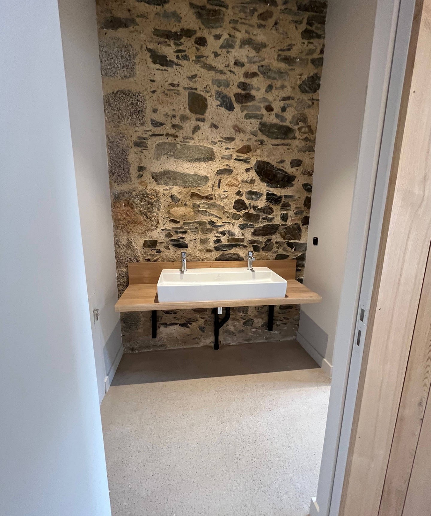 Laurent Vié - Salle de réception dans une grange 